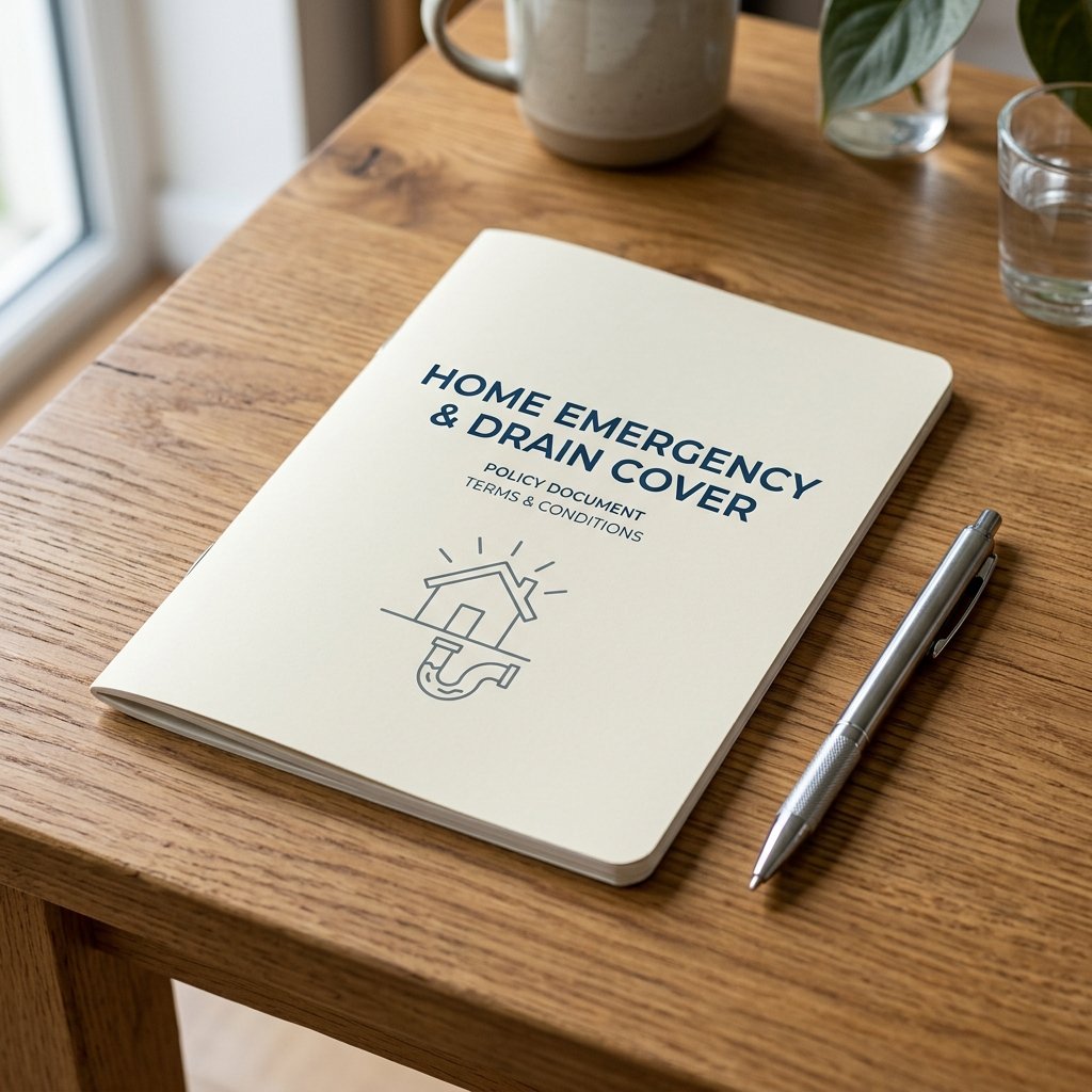 Home emergency and drain cover policy booklet