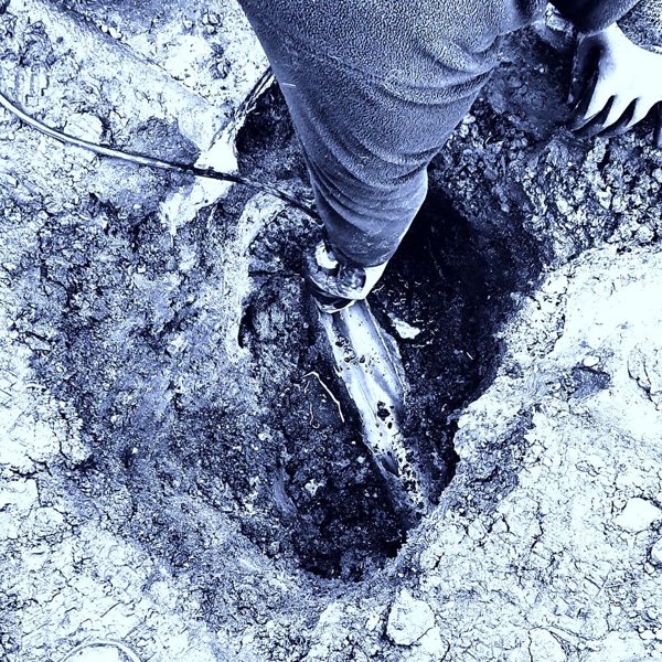 Drain pipe junction checked for a downstream toilet blockage
