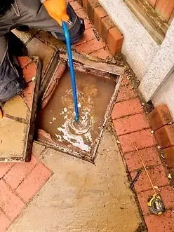 Drain inspection chamber